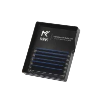 Омбре ресницы МАК (Blue) МИНИ-МИКC (6 линий)