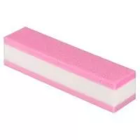 Блок шлифовальный четырехсторонний Сэндвич (01 Бело-розовый) IRISK (Ириск) Блок шлифовальный четырехсторонний Сэндвич (01 Бело-розовый) IRISK (Ириск)