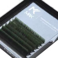 Омбре ресницы МАК (Green) МИНИ-МИКC (6 линий)