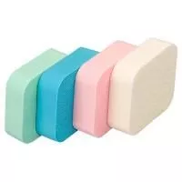 Набор спонжей ромбовидных цветных, 68х47мм, h20мм, 4шт. [Б] (01 Цветные) IRISK (Ириск)