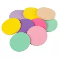 Набор спонжей круглых цветных, Ø54мм, h5мм, 25шт. IRISK (Ириск)