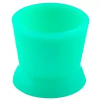 Емкость (капса) для тату краски силиконовая 13мм, 20 шт. (03 Бирюзовая)